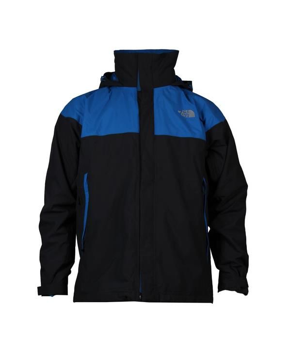 The North Face Mens Stratos Triclimate Jacket, Grey / Blue